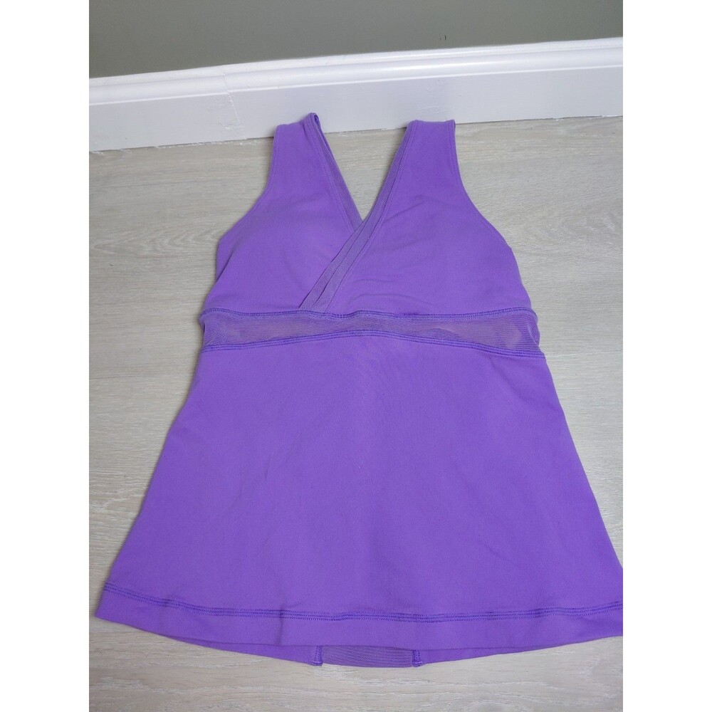 Lululemon Purple Racerback Athletic Tank Top Womens Size 6